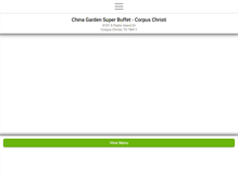 Tablet Screenshot of chinagardencorpuschristi.com